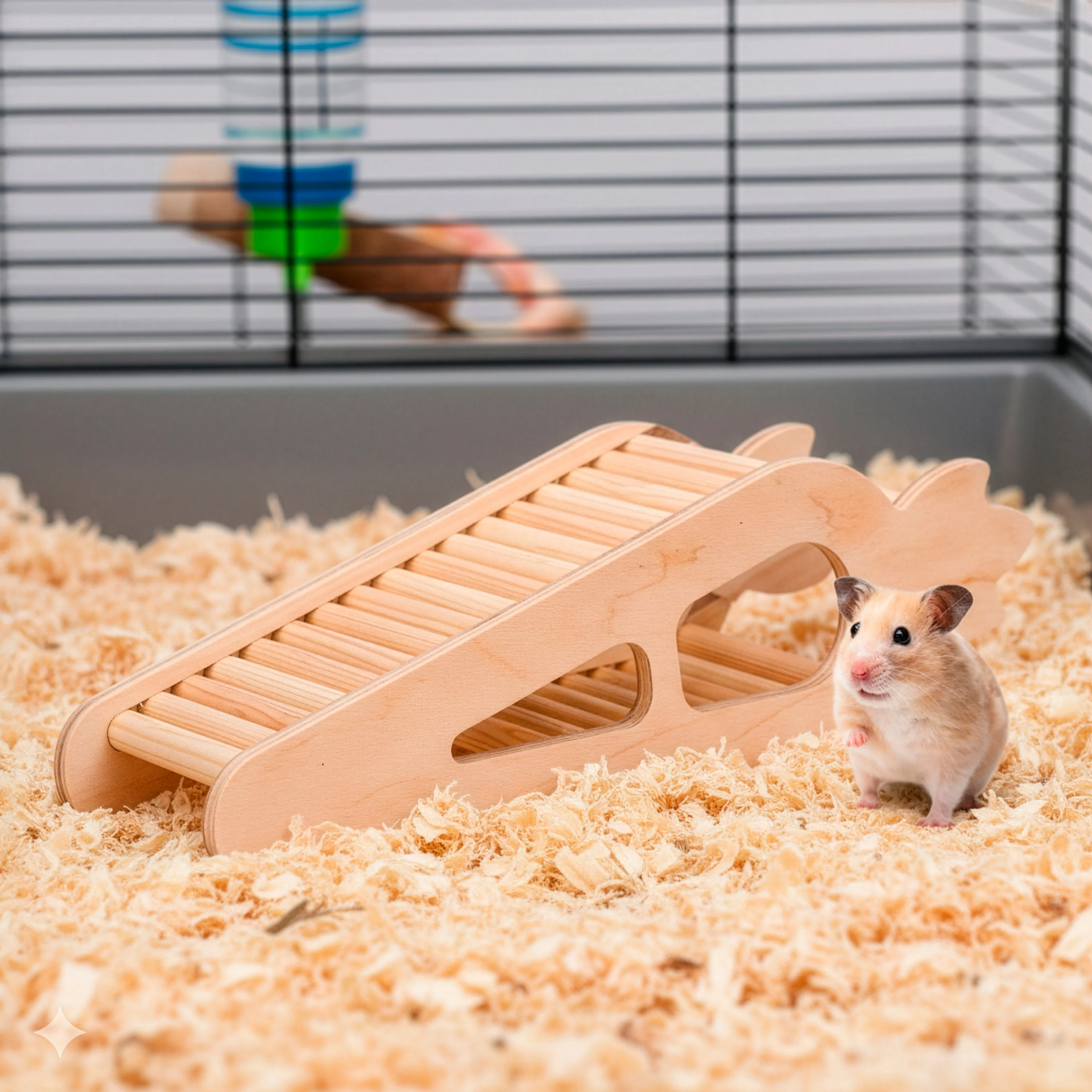 ARCADE CARROT Wooden hamster toy - Image 5